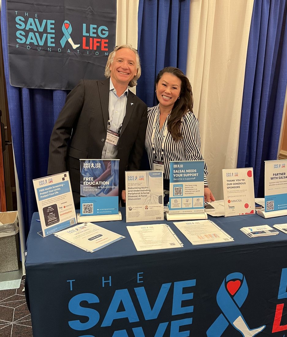 SALSAL at a wound care conference