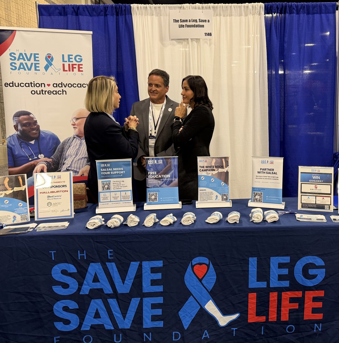 SALSAL at a wound care conference