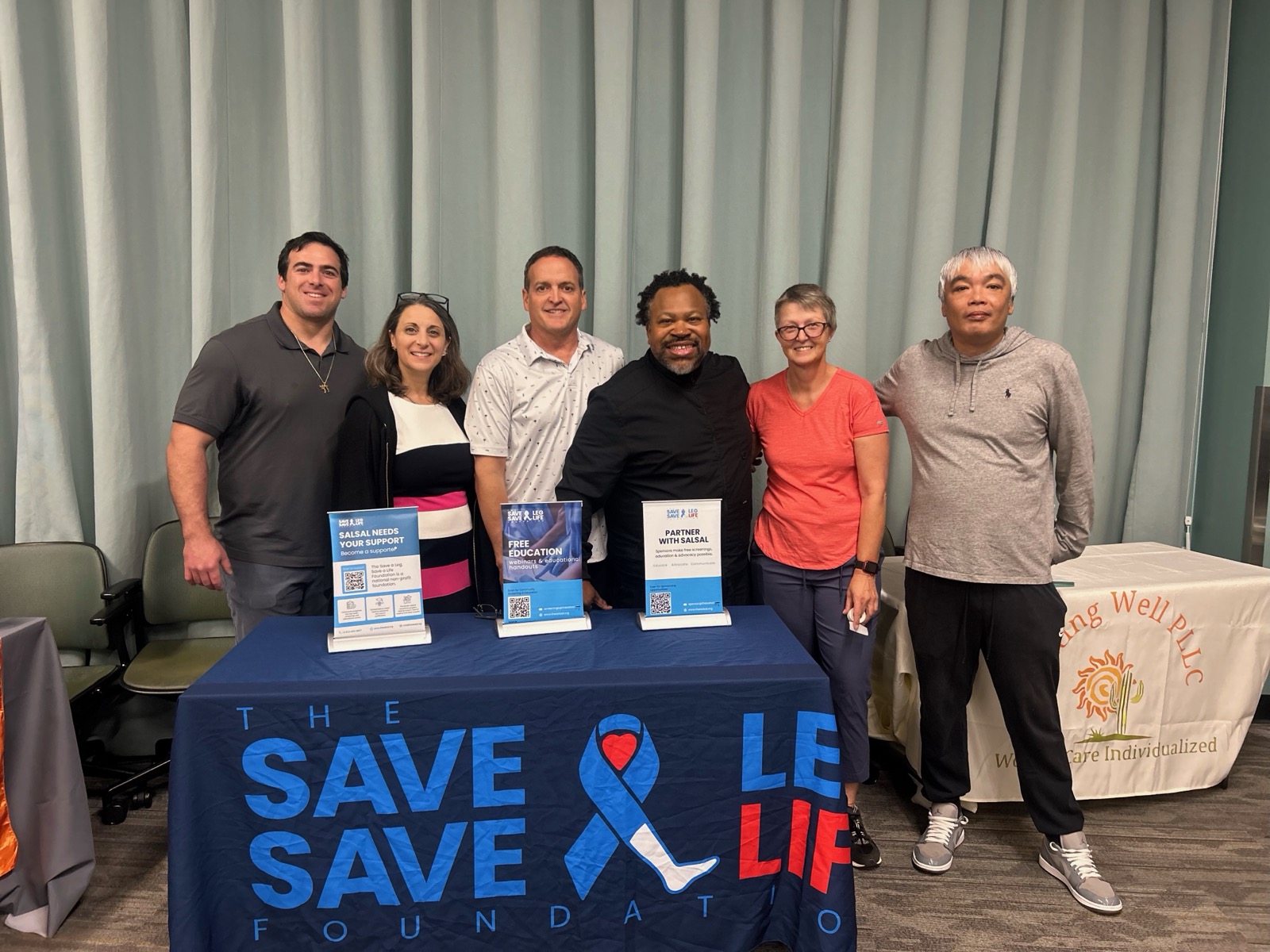 SALSAL advocates and volunteers at a community event